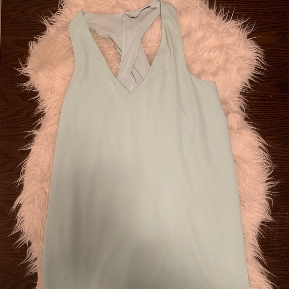 Zara aqua dress